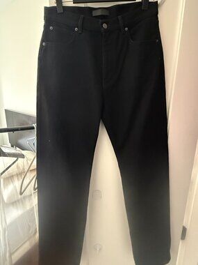 Valentino Black Straight Leg Jeans Size 27
